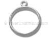 Sterling Silver 4.5mm Charm Ring