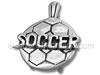 Silver Soccer Pendant