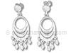 Austrian Crystals Chandelier Earrings