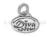 Diva (Latin "Goddess") Charm