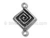 Silver Handcrafted Maze Charm