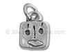 Silver Surprise Face Charm