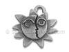 Silver Whimiscal Sun and Moon Charm