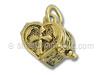 Gold Vermeil Heart Prayer Box