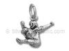 Sterling Silver Soccer Player Kicking a Ball Charm