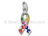 Enamel Autism Puzzle Awareness Ribbon