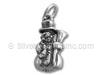 Sterling Silver Snowman (One-Sided) Charm