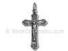 Sterling Silver Detailed Crucifix Charm