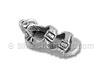 Sterling Silver Sandal Charm