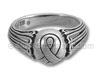 Silver Awareness Ribbon Ring