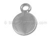 Engravable Disc Round Tag Charm