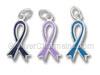 Enamel Awareness Ribbon Charm