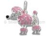 Pink Enamel Poodle