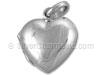 Plain Silver Heart Locket