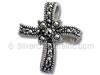 Marcasite Cross Pendant