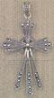 Marcasite Link Cross Pendant