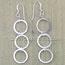 3 Circle Dangle Earrings