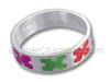 Enamel Puzzle Autism Ring