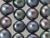 6mm Rainbow Grey Potato Pearls