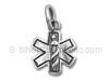 Sterling Silver Diabetes Medical ID Charm