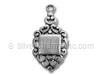 Engravable Disc Victorian Style Charm