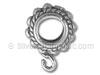 Silver Beaded Rope Finding Ring