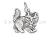 Sterling Silver Kitty Charm