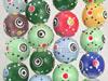 Round Lampwork Beads