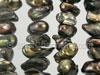 Olive-Charcoal Heishi Style Pearls
