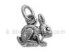 Sterling Silver Small Bunny Rabbit Charm