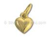 Vermeil Hollow Puffed Heart Charm