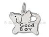 Good Boy Dog Angel Charm