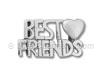 Large "Best Friends" Slider Charm