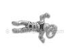 Sterling Silver Skydiver Charm