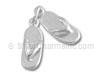 Sterling Silver Pair of Thong Sandals Charm