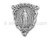 Sterling Silver Virgin Mary Rosary Charm