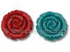 Colored Rose Pendant