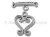 19mm x 15.5mm Heart Toggle