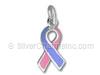 Blue and Pink Awareness Ribbon