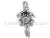 Sterling Silver Cuckoo Clock Charm
