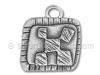 Sterling Silver Whimsy Quilt Charm