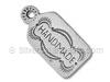 Sterling Silver "Handmade" Tag Charm