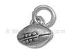 Sterling Silver Small 3D Football Charm