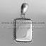 Engraveable Rectangle Pendant