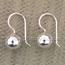 8mm Silver Ball Earrings