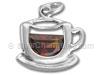 Cup of Tea CZ Charm