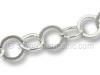 Silver Circle Link Chain