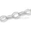 .5mm White Rope Oval Link