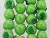 Green Apple Glass Beads