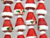 Santa Hat Glass Beads